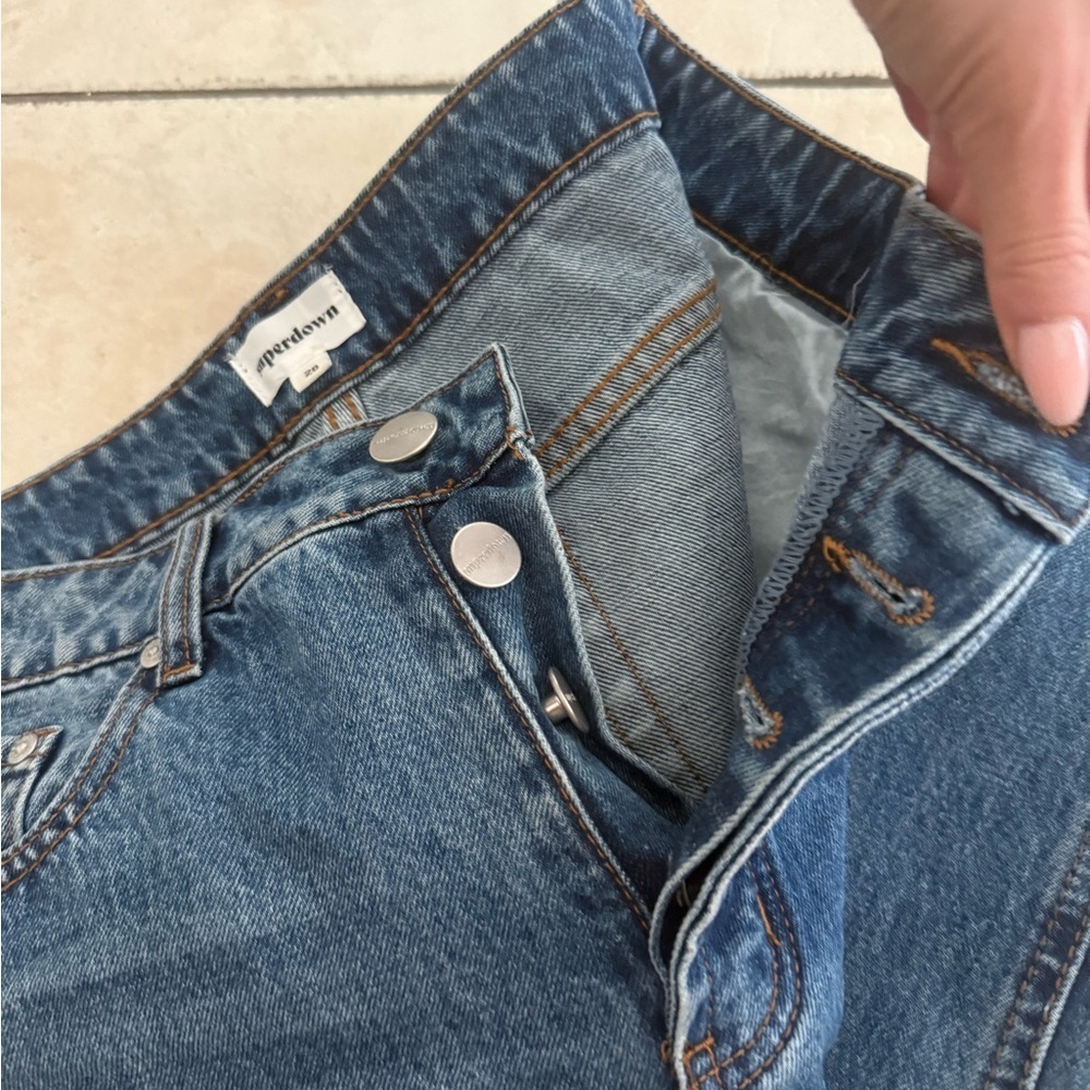 Super down revolve Classic Blue Women's Jeans - Picture 3 of 4
